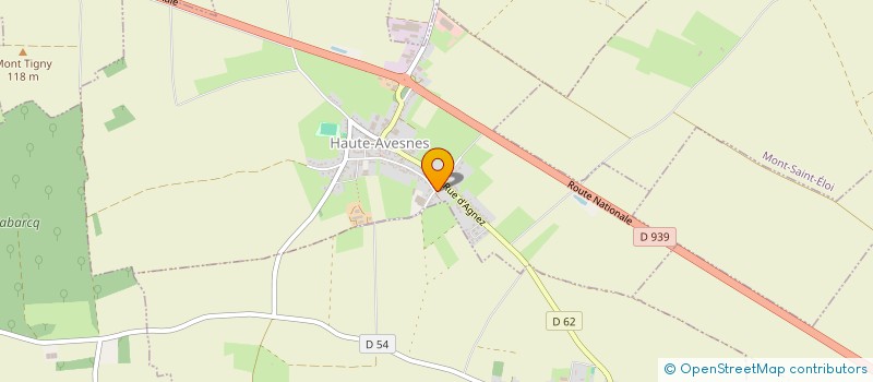 localisation de l'entreprise AU PAYS DES BEFFROIS  HAUTE-AVESNES