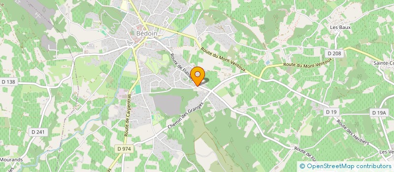 localisation de l'entreprise AU PAYS DES DOUDOUS à BEDOIN