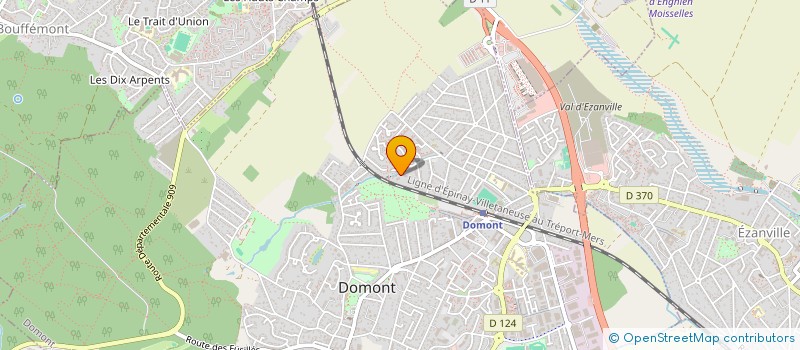 localisation de l'entreprise AU PAYS DES ENFANTS - LES GALOPINS à DOMONT