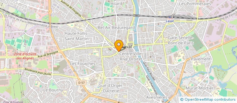 localisation de l'entreprise AU PAYS DES FEES à LAVAL