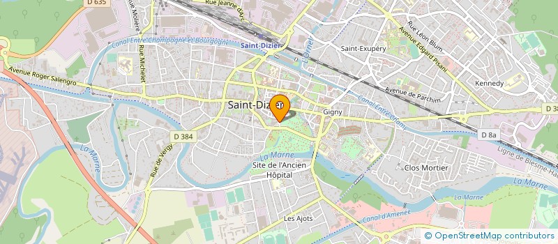 localisation de l'entreprise AU PAYS DES FLEURS à SAINT-DIZIER