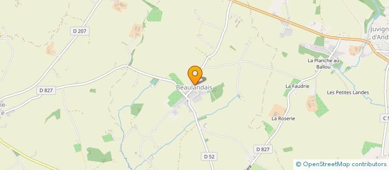 localisation de l'entreprise AU PAYS DES GALOPINS à JUVIGNY VAL D'ANDAINE