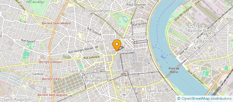 localisation de l'entreprise AU PAYS DES GOURMETS  BORDEAUX