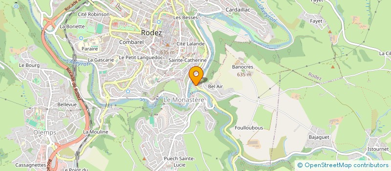 localisation de l'entreprise AU PAYS DES MERVEILLES  LE MONASTERE