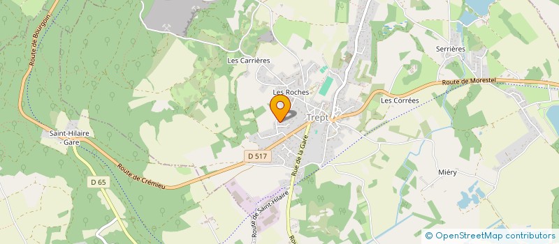 localisation de l'entreprise AU PAYS DES PALIS  TREPT