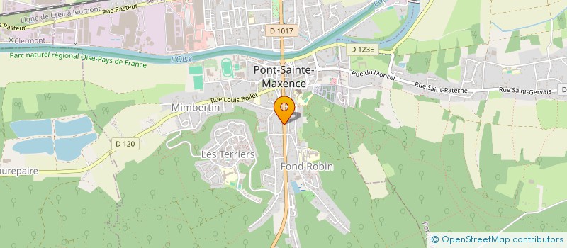 localisation de l'entreprise AU PAYS DES REVES à PONT-SAINTE-MAXENCE