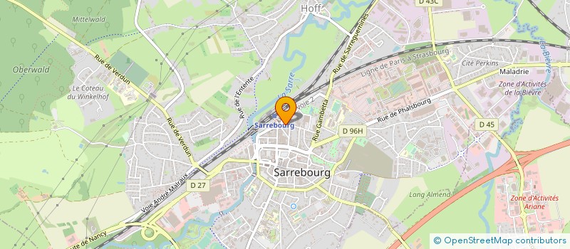 localisation de l'entreprise AU PAYS ENCHANTE à SARREBOURG