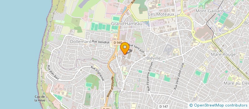 localisation de l'entreprise AU PEINTRE PARFAIT à LE HAVRE