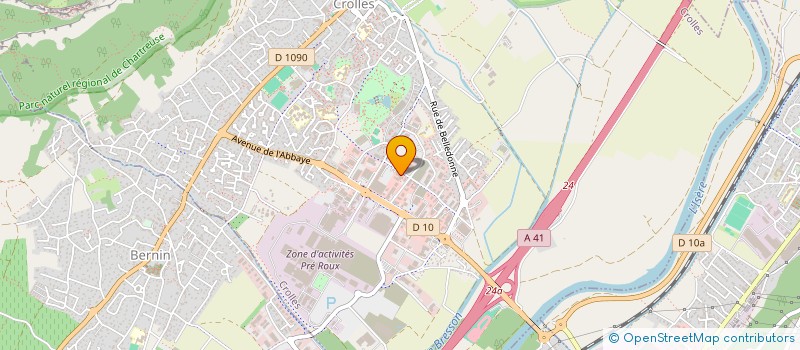 localisation de l'entreprise AU PERCHOIR  CROLLES