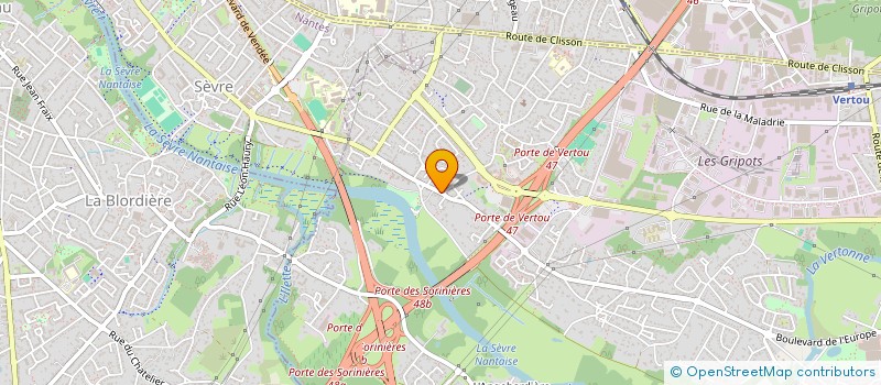 localisation de l'entreprise AU PERE JOSEPH  VERTOU