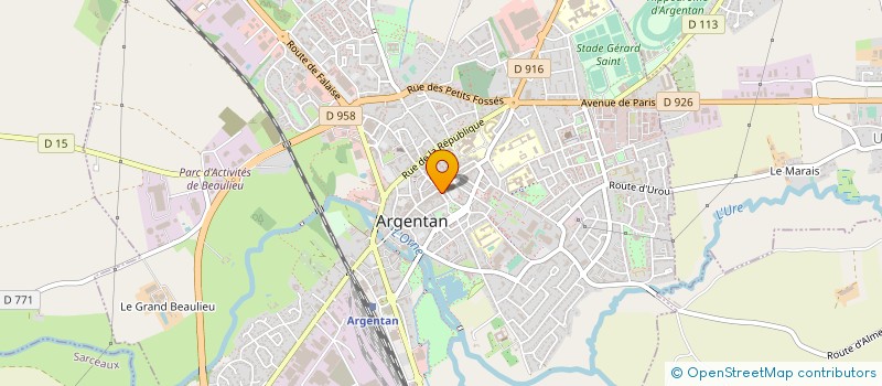 localisation de l'entreprise AU PERROQUET VERT à ARGENTAN