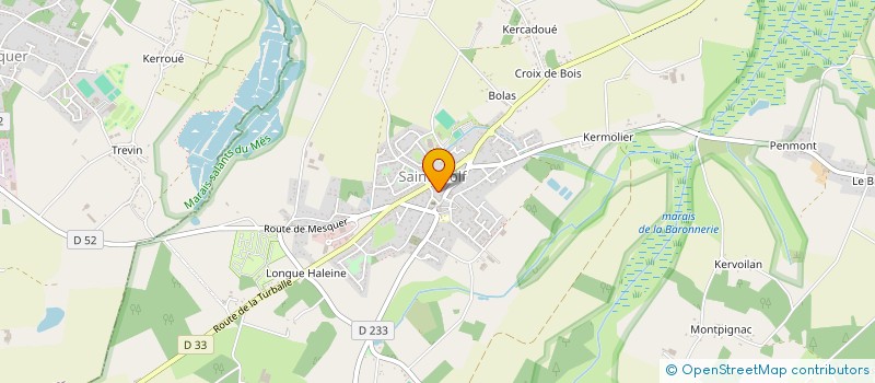 localisation de l'entreprise AU PETIT ATELIER à SAINT-MOLF