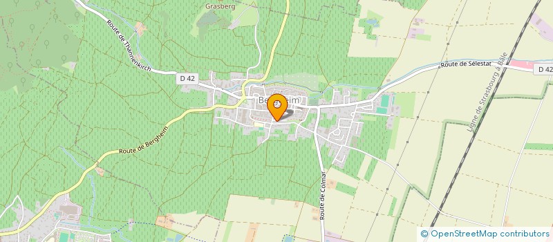 localisation de l'entreprise AU PETIT BARIGA  BERGHEIM