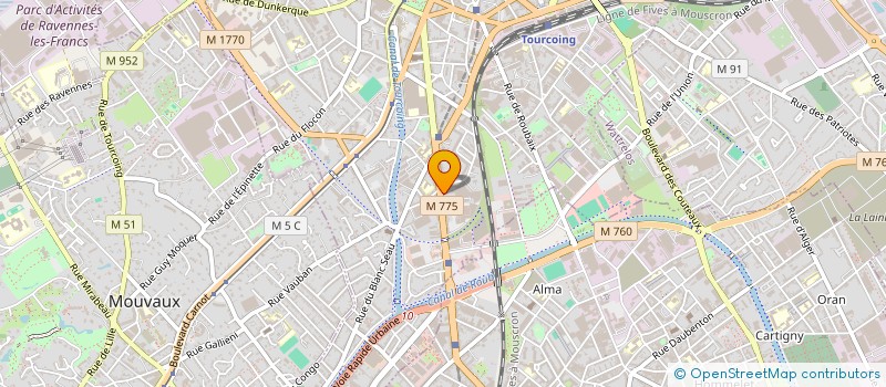 localisation de l'entreprise AU PETIT BONHEUR à TOURCOING