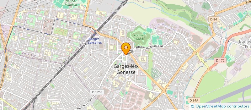 localisation de l'entreprise AU PETIT BONHEUR  GARGES-LES-GONESSE