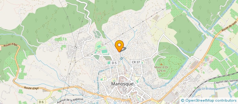 localisation de l'entreprise AU PETIT BONHEUR DE NOS OUBLIES à MANOSQUE