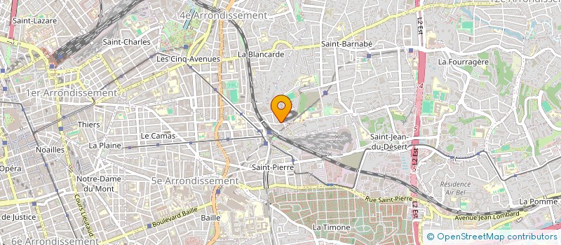 localisation de l'entreprise AU PETIT BONHEUR DU QUARTIER à MARSEILLE