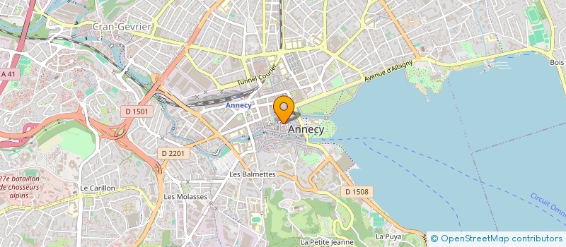 localisation de l'entreprise AU PETIT BONHEUR GASCON à ANNECY