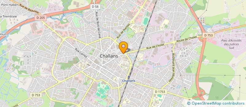 localisation de l'entreprise AU PETIT BONHEUR MCC à CHALLANS