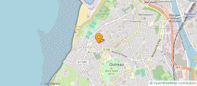 localisation de l'entreprise AU PETIT BOUCHER  LE PORTEL