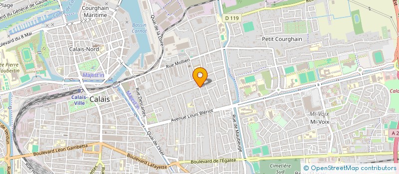 localisation de l'entreprise AU PETIT BOUCHER  CALAIS