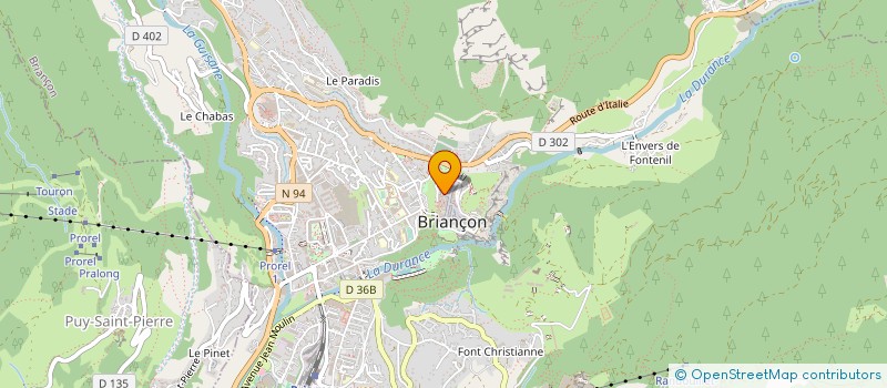 localisation de l'entreprise AU PETIT BOUCHON à BRIANCON