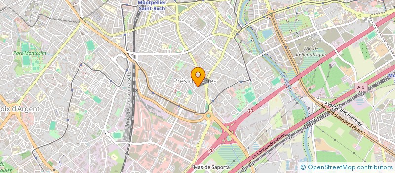localisation de l'entreprise AU PETIT BOUCHON D ANTIGONE à MONTPELLIER