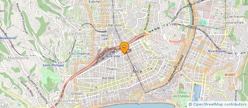 localisation de l'entreprise AU PETIT CADDI à NICE