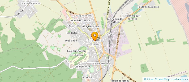 localisation de l'entreprise AU PETIT CAPORAL SNC à BRIENNE-LE-CHATEAU