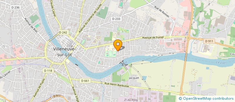 localisation de l'entreprise AU PETIT COCHON à VILLENEUVE-SUR-LOT