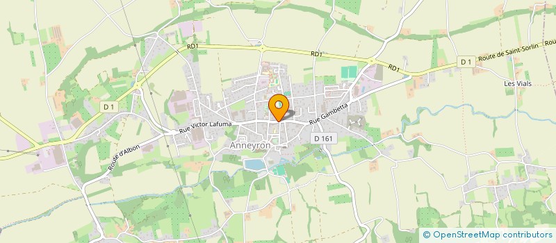 localisation de l'entreprise AU PETIT COMPTOIR  ANNEYRON