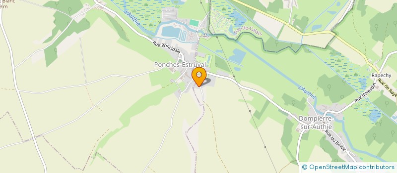 localisation de l'entreprise AU PETIT COTTAGE  VITZ-SUR-AUTHIE