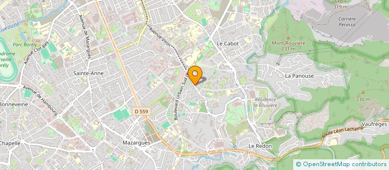 localisation de l'entreprise AU PETIT CUR DE VALENTIN  MARSEILLE