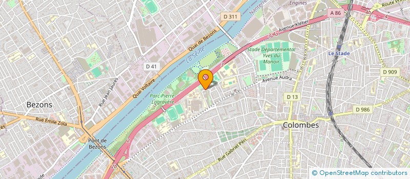 localisation de l'entreprise AU PETIT EN-CAS à COLOMBES