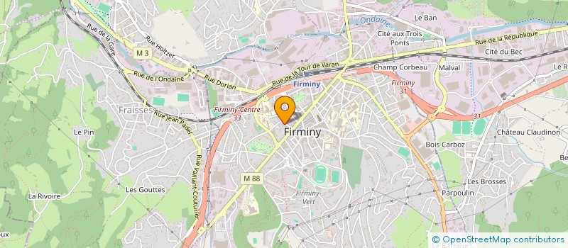 localisation de l'entreprise AU PETIT ENCAS à FIRMINY