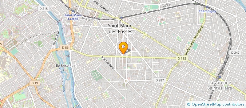 localisation de l'entreprise AU PETIT FOURNIL à SAINT-MAUR-DES-FOSSES
