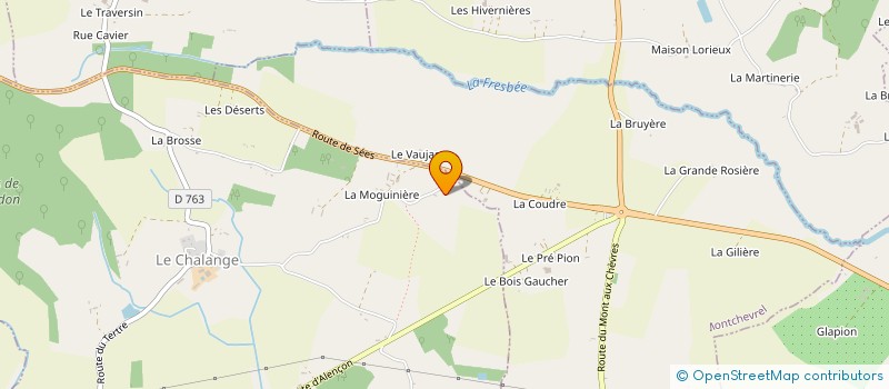 localisation de l'entreprise AU PETIT FOURNIL à LE CHALANGE
