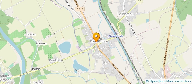 localisation de l'entreprise AU PETIT GOURMAND à DIEUPENTALE