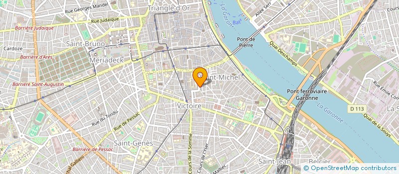 localisation de l'entreprise AU PETIT GOURMET DU MIRAIL à BORDEAUX