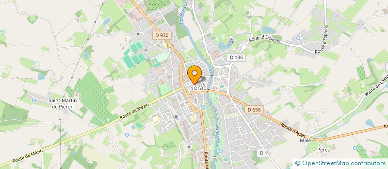 localisation de l'entreprise AU PETIT GRENIER à NERAC
