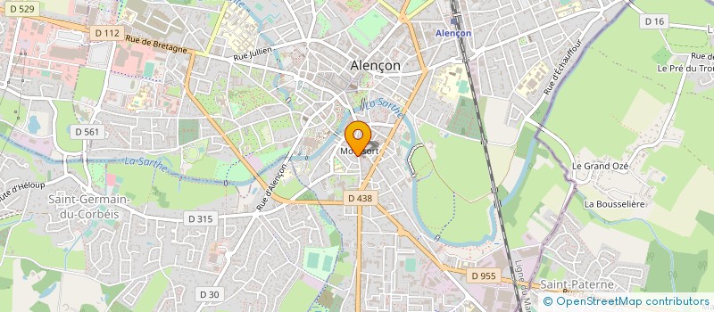 localisation de l'entreprise AU PETIT JARDINIER 61000 à ALENCON