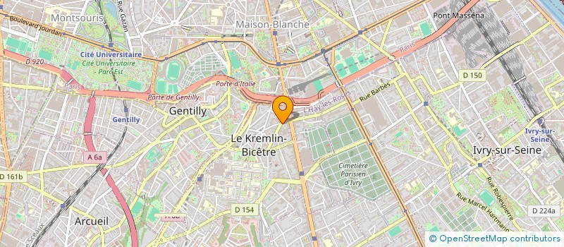 localisation de l'entreprise AU PETIT JUILLET  LE KREMLIN-BICETRE