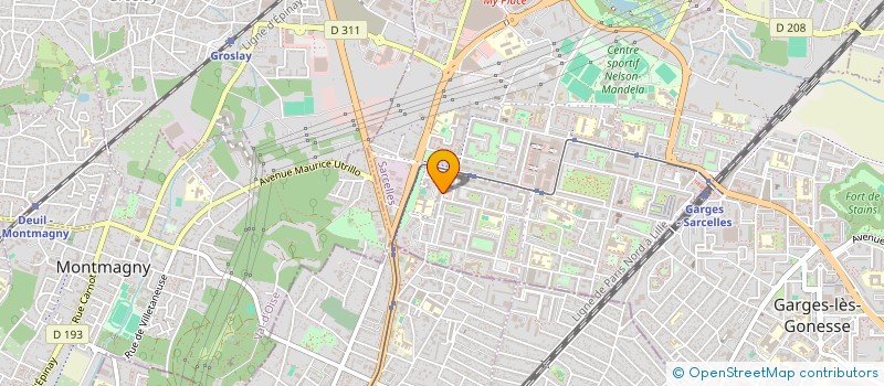 localisation de l'entreprise AU PETIT LAGON à SARCELLES