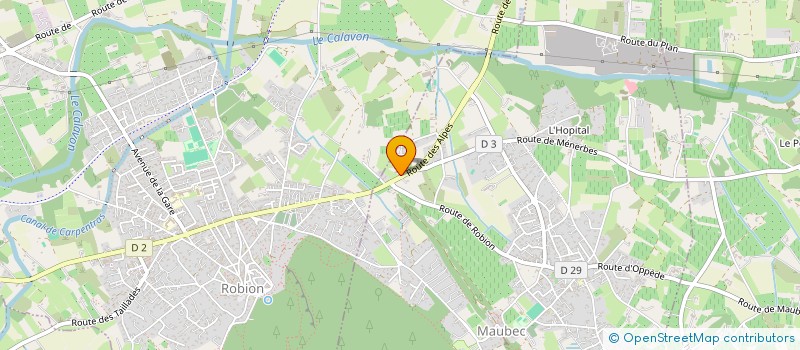 localisation de l'entreprise AU PETIT LUB'  MAUBEC