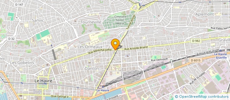 localisation de l'entreprise AU PETIT MARCHE  LE HAVRE