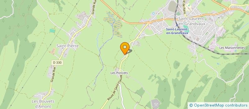 localisation de l'entreprise AU PETIT MARCHE à SAINT-LAURENT-EN-GRANDVAUX
