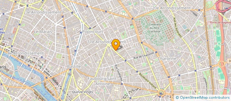 localisation de l'entreprise AU PETIT MARCHE  PARIS