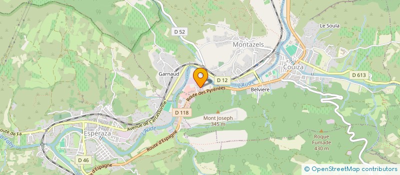 localisation de l'entreprise AU PETIT MARCHE  COUIZA