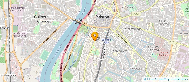 localisation de l'entreprise AU PETIT MARCHE  VALENCE