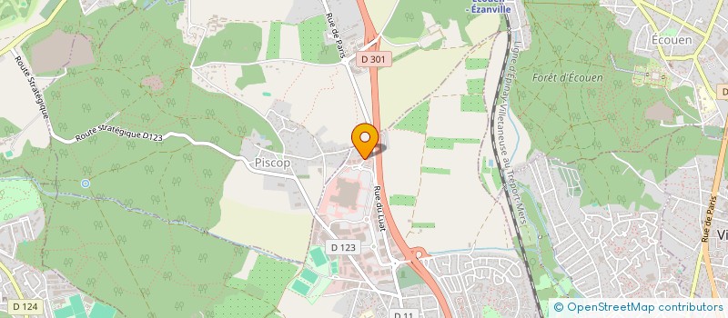 localisation de l'entreprise AU PETIT MARCHE  SAINT-BRICE-SOUS-FORET